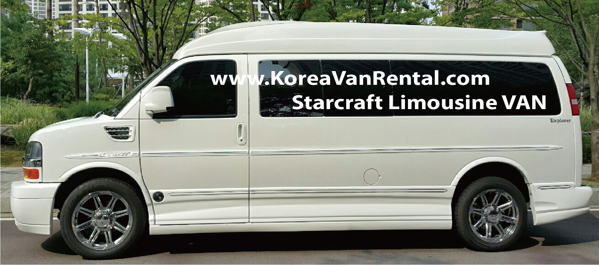 Rent a van with driver in seoul